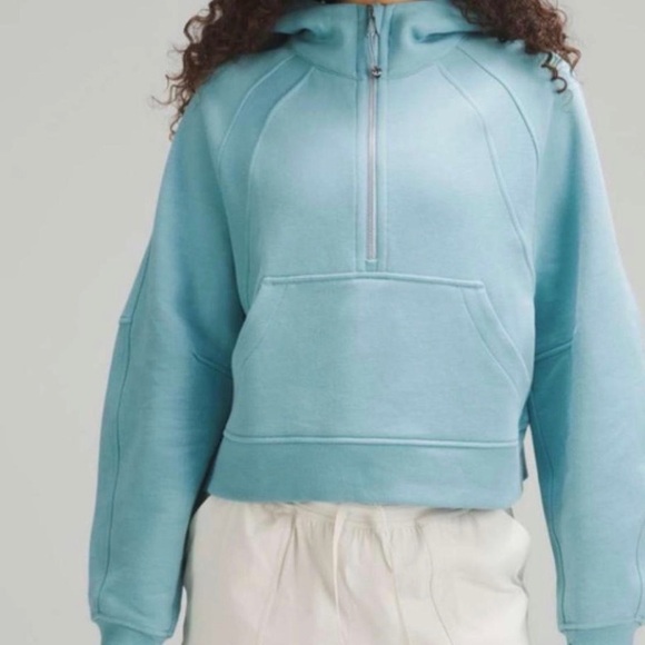 lululemon athletica Jackets & Blazers - Lululemon Athletica Light Blue Hoodie Green Mint color Size XS
